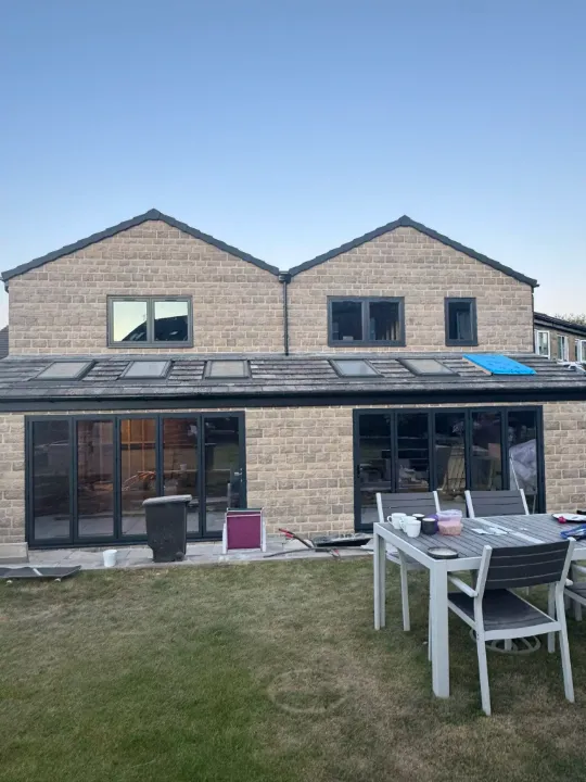 Aluminium Bifold Doors Transform Lindley Family Home