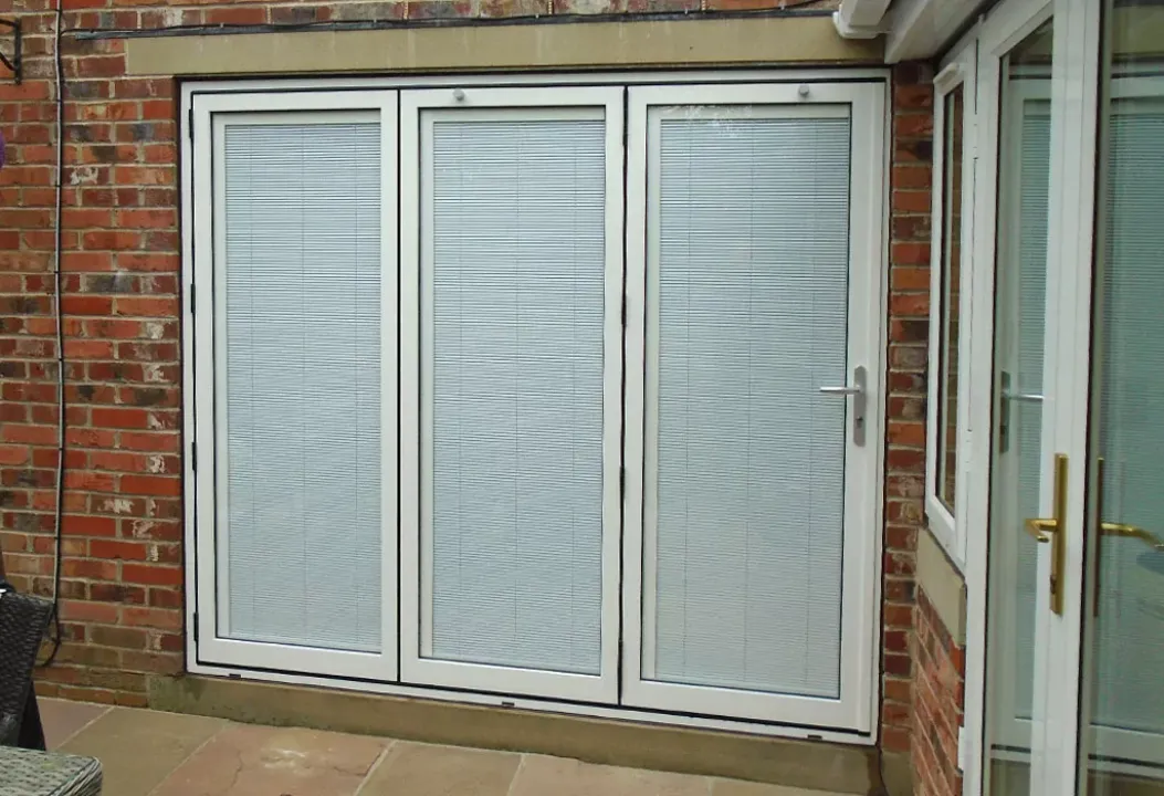 White 3 pane bifold install in Fixby, near Huddersfield