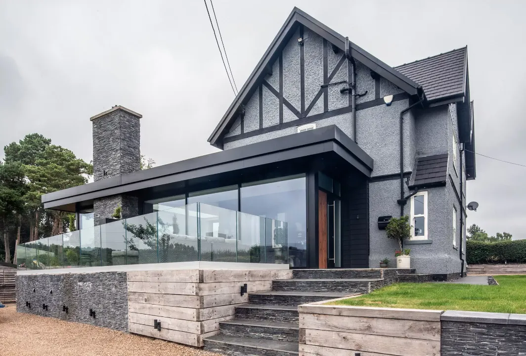 Impressive aluminium door and window project in Nottingham