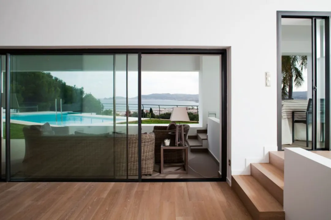 aluminium sliding doors interior