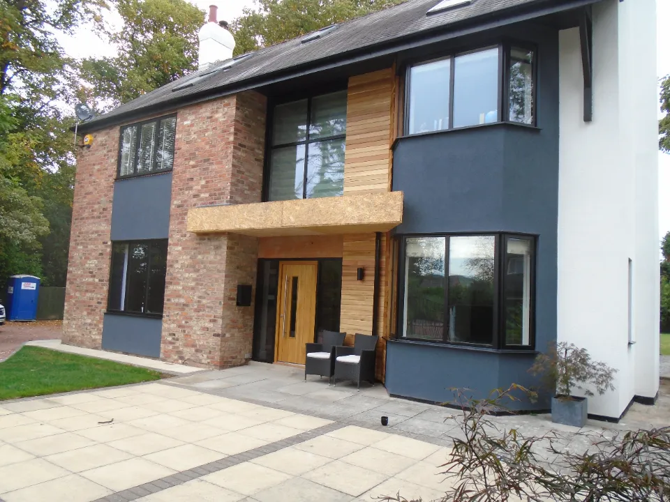 black casement windows