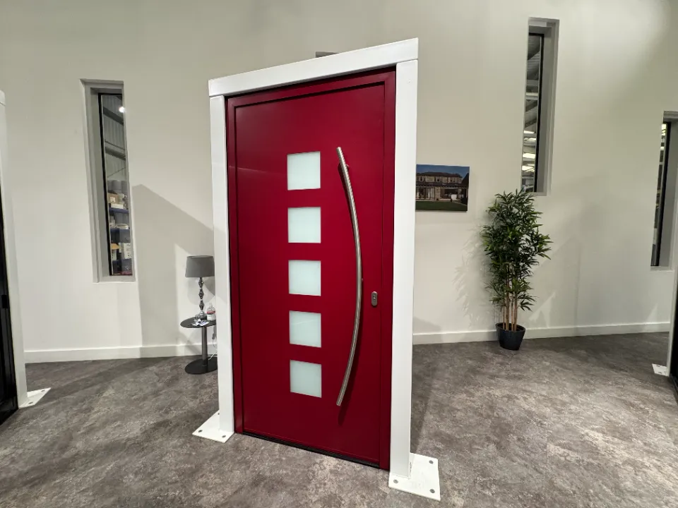 doors on display in clearview showroom