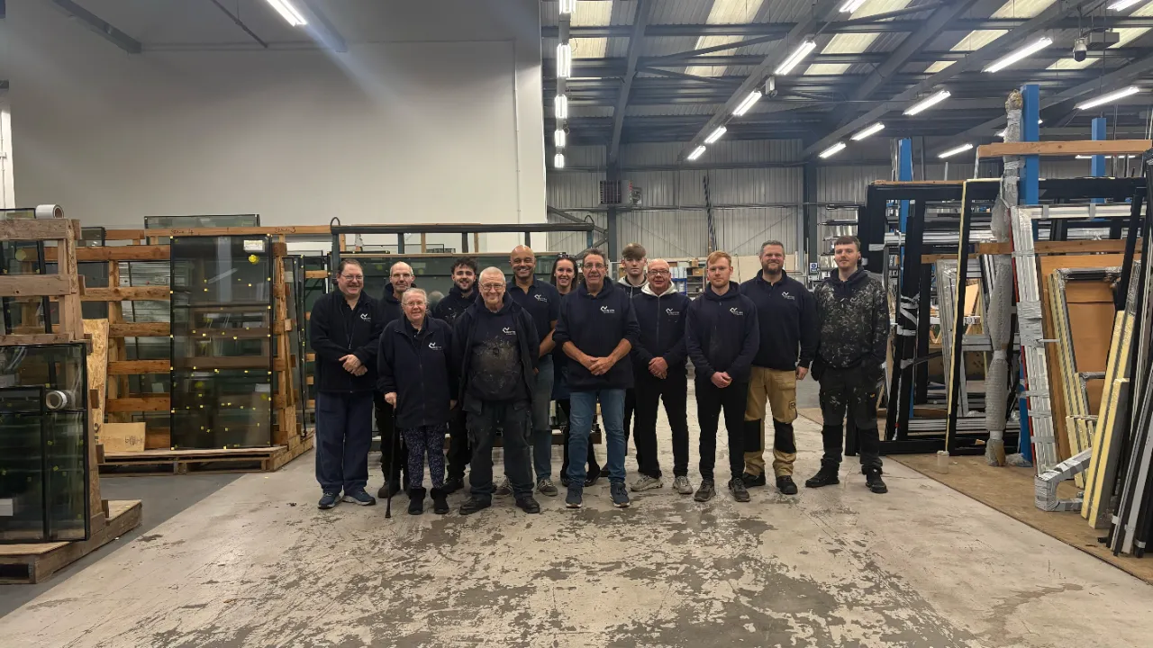 clearview team inside factory