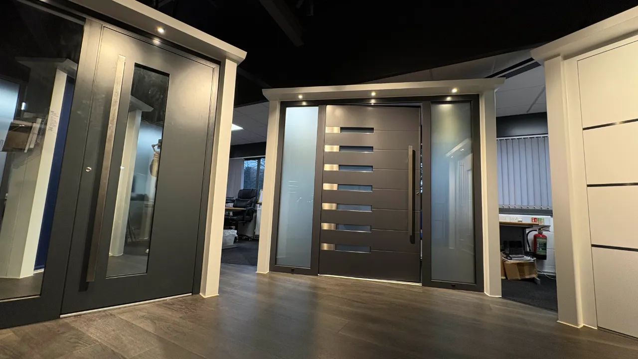 bespoke doors at clearview showroom